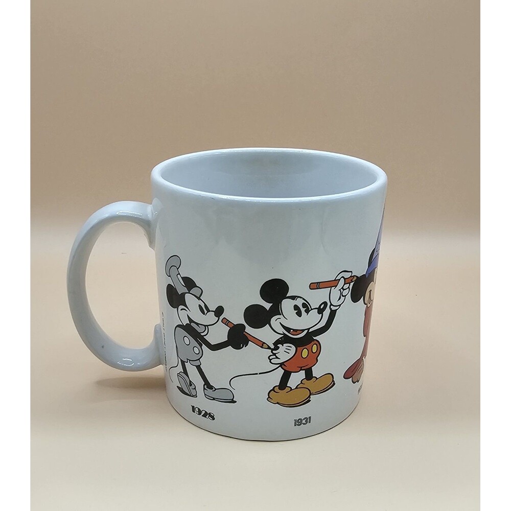 Walt Disney Mugs 1986 Applause Inc. Mickey Mug 1928-55